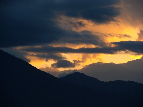 Sunset over San Pedro Way